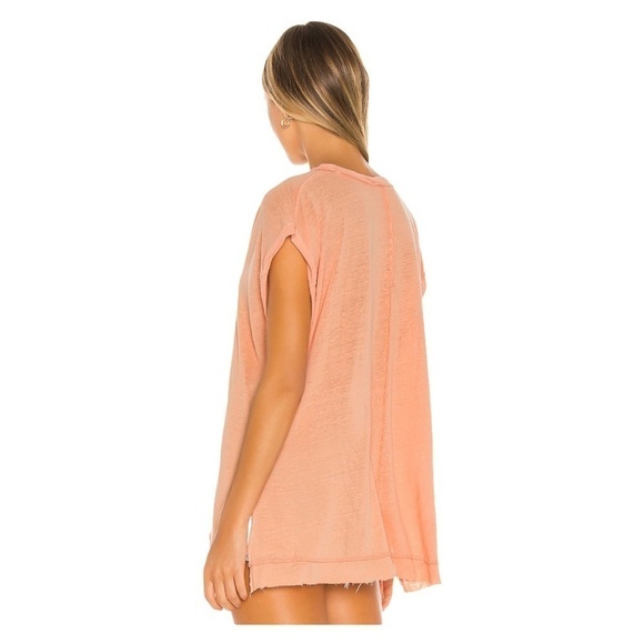 Free People Revolve Under the Sun Tee Peach NWT - Picture 9 of 14